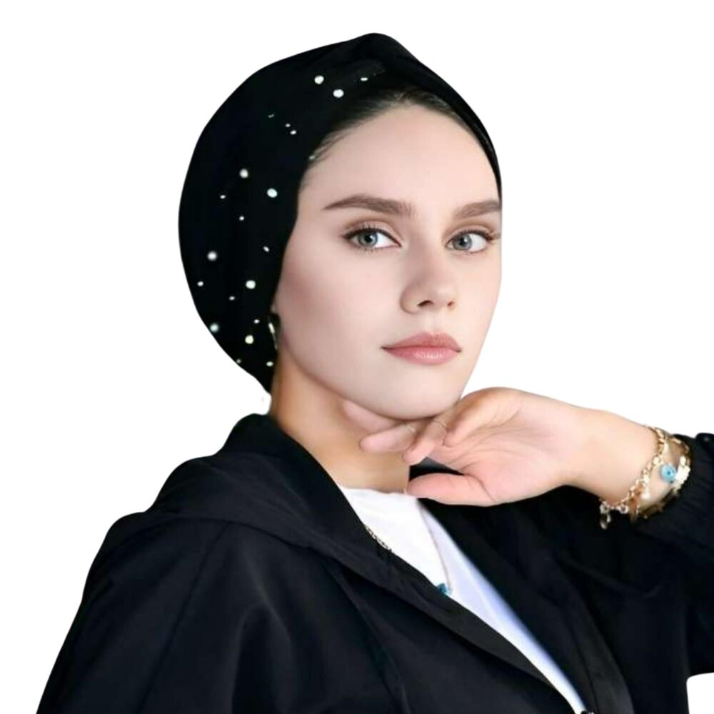 6486 Pearl Turban-Turbans -Hijab |Hair Wraps-Head Wraps |Hijab